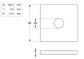 Square Washer - HDG - M30x100x8 (Box=10)