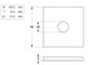Square Washer - HDG - M30x100x12 (Box=10)