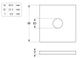 Square Washer - 316 SS - M20x50x6 (Box=100)