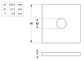 Square Washer - 316 SS - M20 125x5 (Box=10)