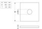 Square Washer - 316 SS - M36x100x6 (Box=10)