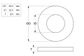 Flat Rnd Washer Sampson - PLN - M30x60x8 (Box=100)