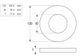 Flat Rnd Washer Sampson - PLN - M72 (Box=10)