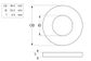 Flat Rnd Washer Sampson - PLN - M24x48x6 (Box=100)