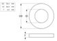 Flat Rd Washer Sampson Weathering Steel M30x60x3.8