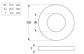 Flat Rnd Washer Hardened - HDG - M39x72x6 (Box=40)