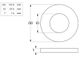 Flat Rnd Washer Sampson - ZYP - 2-1/2 (Box=10)