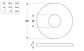 Mudguard Washer Hardened - ZFS - M10 (Box=200)