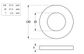 Flat Rnd Washer Hardened - ZFS - M20x37x3 (Box=50)
