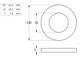 Flat Rnd Washer Hardened - ZFS - M24x44x4 (Box=50)