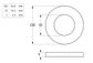 Flat Rnd Washer Hardened ZFS M12x24x2.5 (Box=200)
