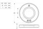 K2 Structural Washer - HDG - M36 (Box=100)