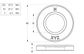 K2 Structural Washer - HDG - M20 (Box=500)