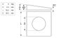 K0 Taper Washer 8 Deg Sq M3657.1557.15 (Box=100)