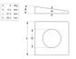Taper Washer 8 Deg Sq PLN M3657.1557.15 (Box=100)