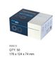 Std Washer Nord-Lock 316L SS M30(1-1/8)x47.0x6.8