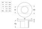 Bushing Washer - NYLN - M8x8 (Box=50)