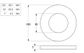 Flat Rnd Washer - NYLN - 1x1-1/2x5/64 (Box=100)