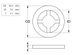 Anti-Loss Washer - NYLN - M5x10x1 (Box=200)
