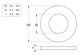 Flat Rnd Washer - NYLN - M5x8x0.8 (Box=2000)