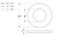 Flat Rnd Washer - NYLN - M5x10x1 (Box=200)