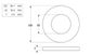 Flat Rnd Washer - NYLN - 3/4x1-1/2x3/32 (Box=100)