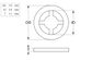 Anti-Loss Washer - NYLN - M3x7x1 (Box=200)