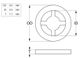 Anti-Loss Washer - NYLN - M4x9x1 (Box=200)