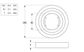 Hubo Washer - NYLN - M3x8x2.5 (Box=200)