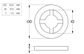 Anti-Loss Washer - NYLN - M8x16x1.5 (Box=100)