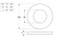 Flat Rnd Washer - NYLN - M2.5x5.6x0.8 (Box=200)