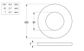 Flat Rnd Washer - NYLN - M2.5x6x0.6 (Box=200)