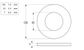 Flat Rnd Washer - NYLN - M3x7x0.5 (Box=200)