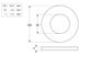 Flat Rnd Washer - NYLN - M4x12x1.2 (Box=200)