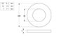 Flat Rnd Washer - NYLN - M5x11.2x1 (Box=200)