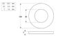 Flat Rnd Washer - NYLN - M5x15x1.5 (Box=200)