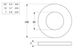 Flat Rnd Washer - NYLN - M3.5x8x0.5 (Box=200)