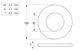 Flat Rnd Washer - NYLN - M3.5x8x0.8 (Box=200)
