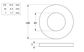 Flat Rnd Washer - NYLN - M6x14x1.6 (Box=200)