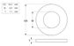 Flat Rnd Washer - NYLN - M8x16x1 (Box=200)