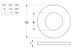 Flat Rnd Washer - NYLN - M6x12.5x1.6 (Box=200)