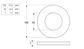 Flat Rnd Washer - NYLN - M8x17x1.6 (Box=200)