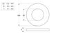 Flat Rnd Washer - NYLN - M8x17x2 (Box=200)