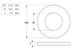 Flat Rnd Washer - NYLN - M10x21x1.5 (Box=100)