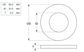 Flat Rnd Washer - NYLN - M20x60x4 (Box=100)