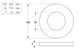 Flat Rnd Washer - NYLN - M16x30x3 (Box=100)