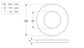 Flat Rnd Washer - NYLN - M18x34x3 (Box=100)