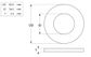 Flat Rnd Washer - NYLN - M33x60x5 (Box=50)