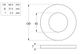 Flat Rnd Washer - NYLN - M36x66x5 (Box=50)