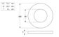 Flat Rnd Washer - NYLN - M42x72x6 (Box=50)